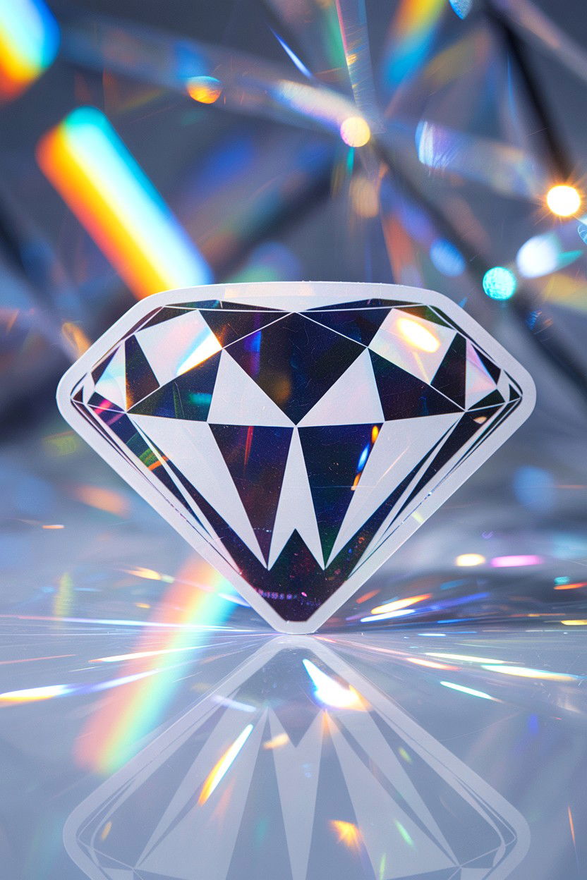 Sparkly Diamond - 25 Valentine's Day Sticker Ideas