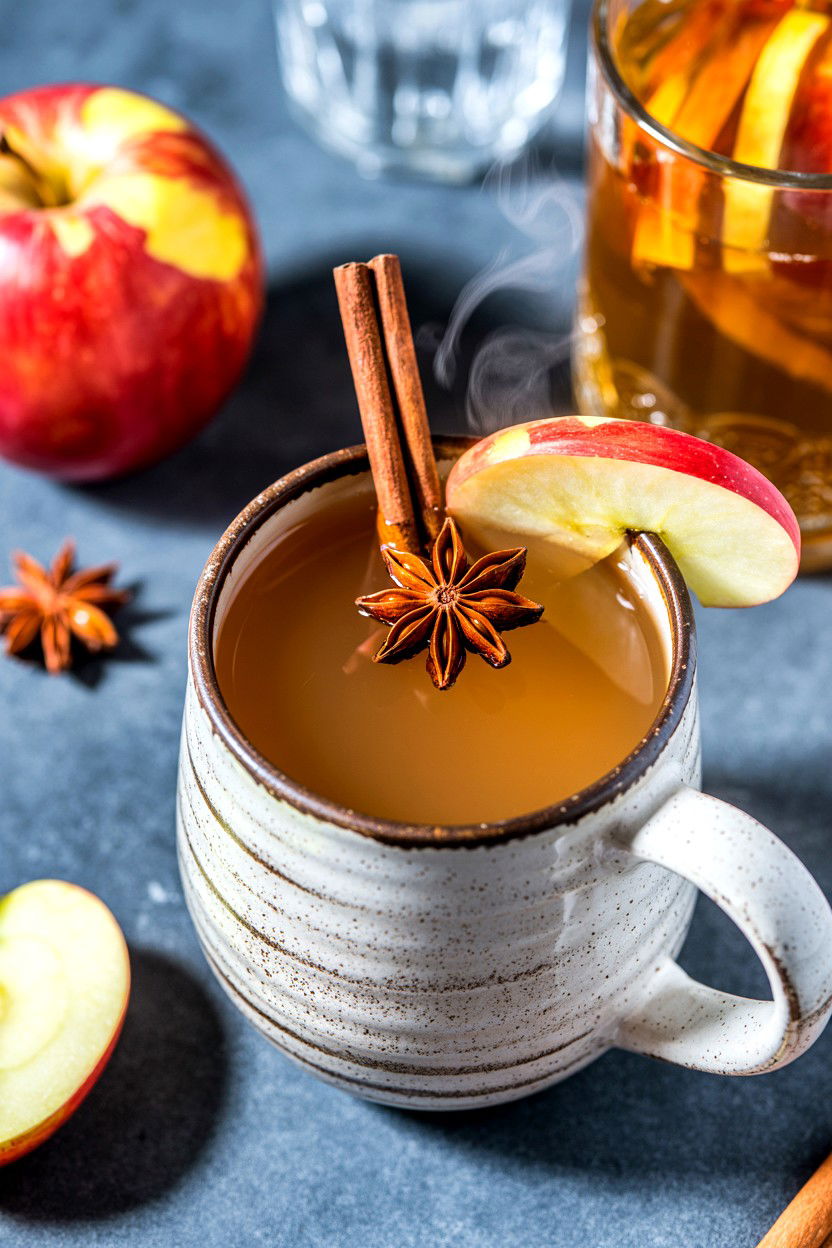 Spiced Apple Cider Toddy - 25 Valentine's Day Hot Toddy Ideas
