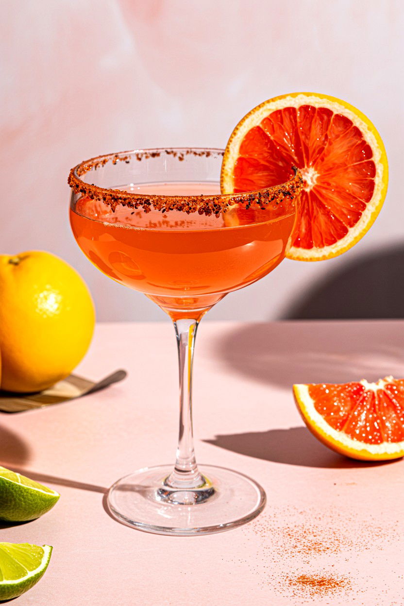 Spicy Grapefruit Margarita - 25 Valentine's Day Tequila Cocktails