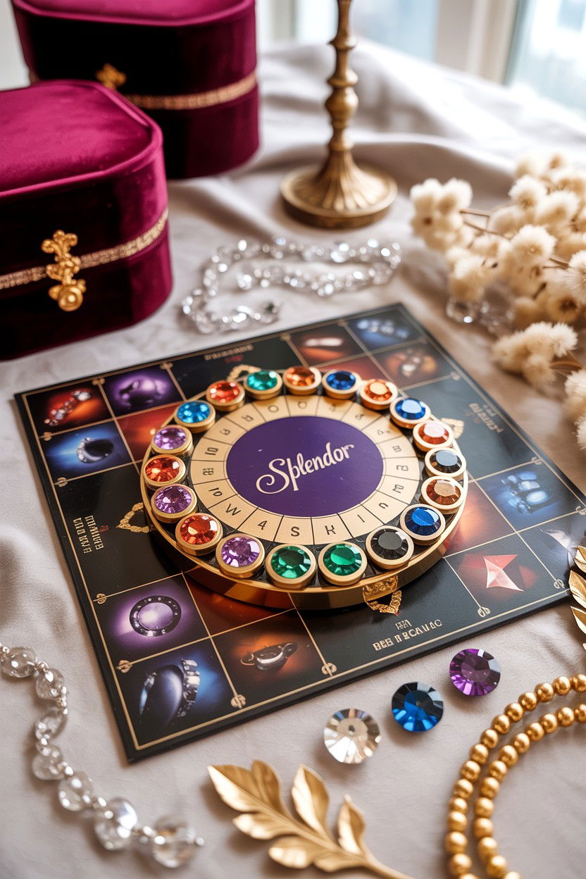 Splendor Board Game - 25 Valentine's Day Board Game Ideas