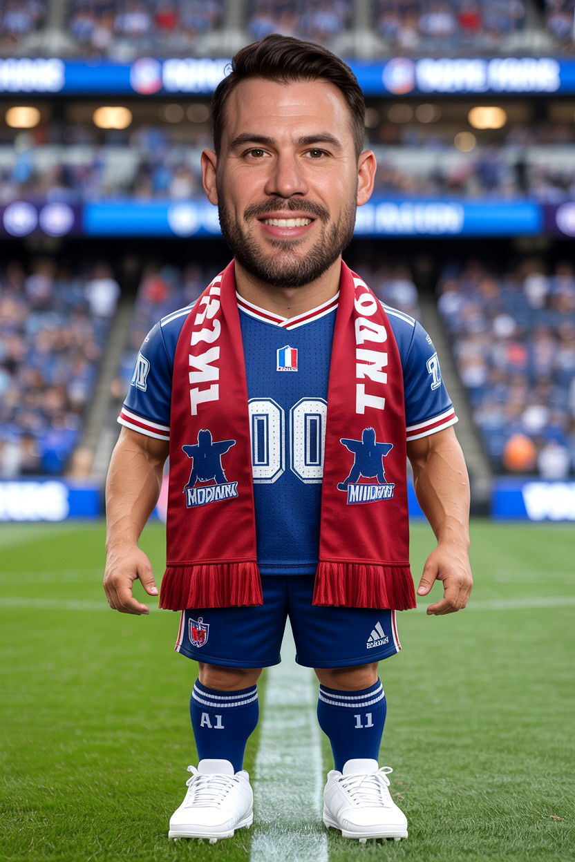 Sports Fan Caricature - 25 Valentine's Day Caricature Gift Ideas