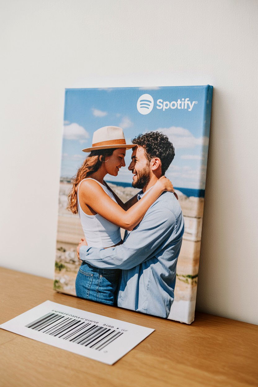 Spotify Canvas Print - 25 Valentine's Day Custom Spotify Ideas