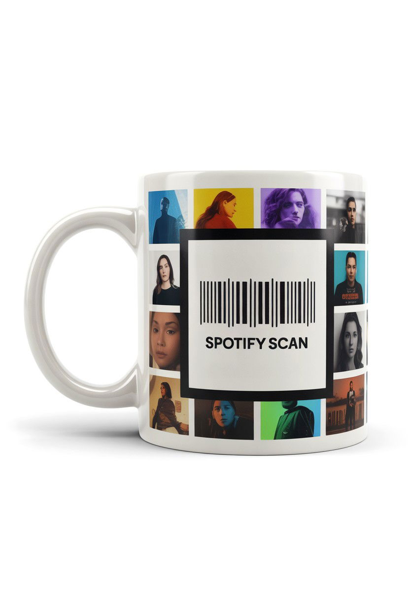 Spotify Scan Mug - 25 Valentine's Day Custom Spotify Ideas