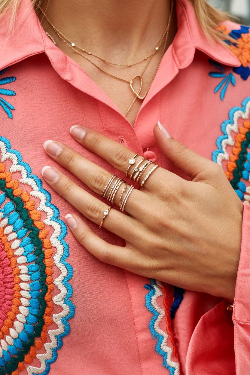 Stacking Rings - 25 Valentine's Day Jewelry Gift Ideas