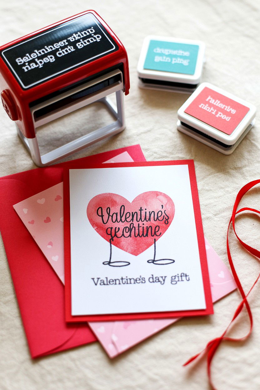 Stamp Valentine - 25 Valentine's Day Class Gift Ideas