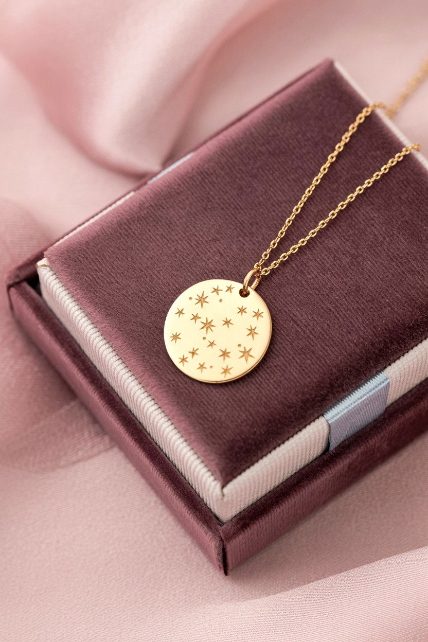 Star Map Necklace - 25 Valentine's Day Star Map Ideas