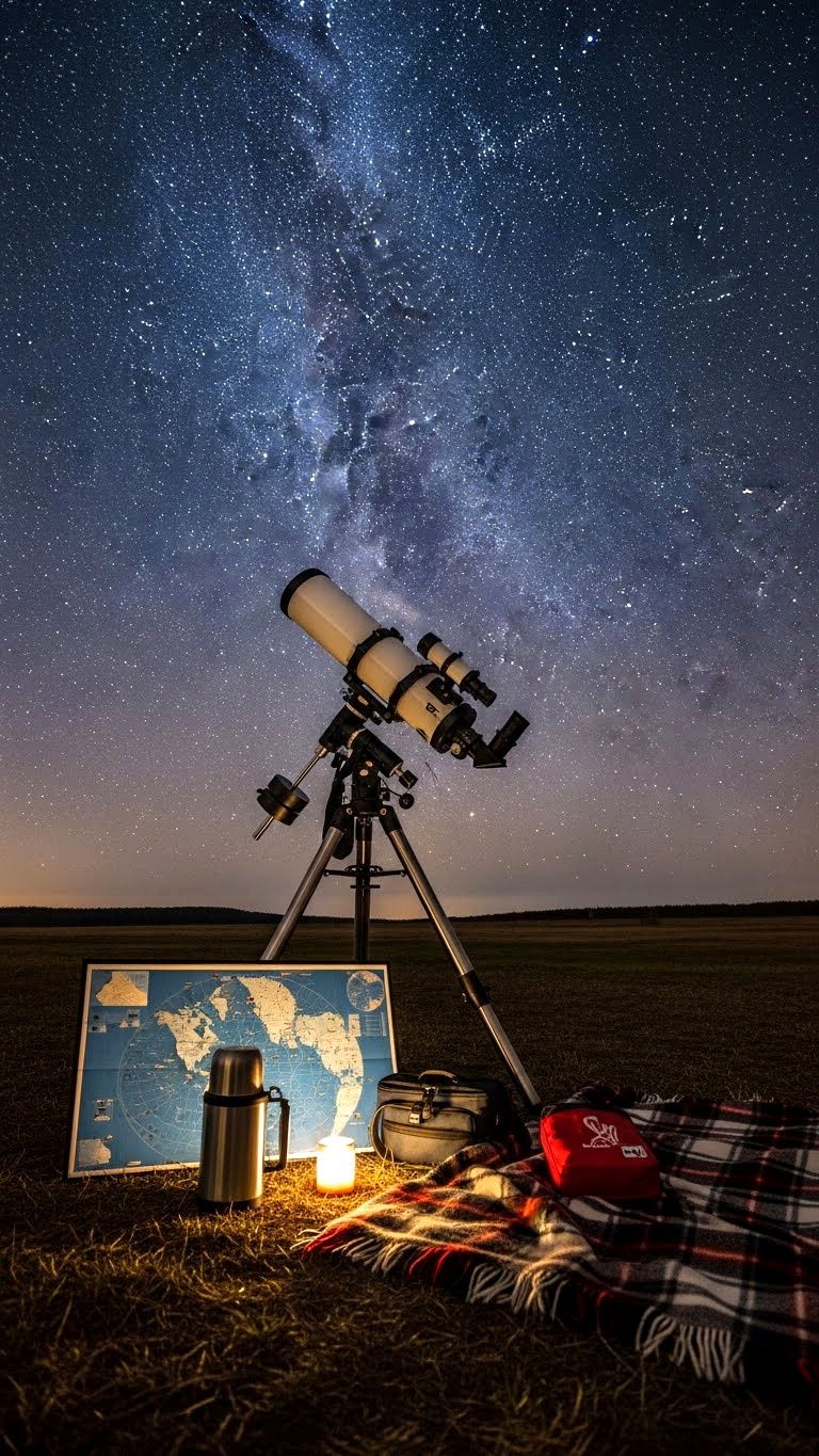 Stargazing Trip Equipment - 25 valentine's day ideas for him