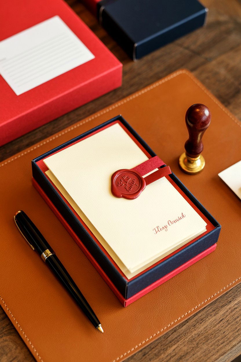 Stationery Gift Set - 25 Valentine's Day Luxury Gift Basket Ideas