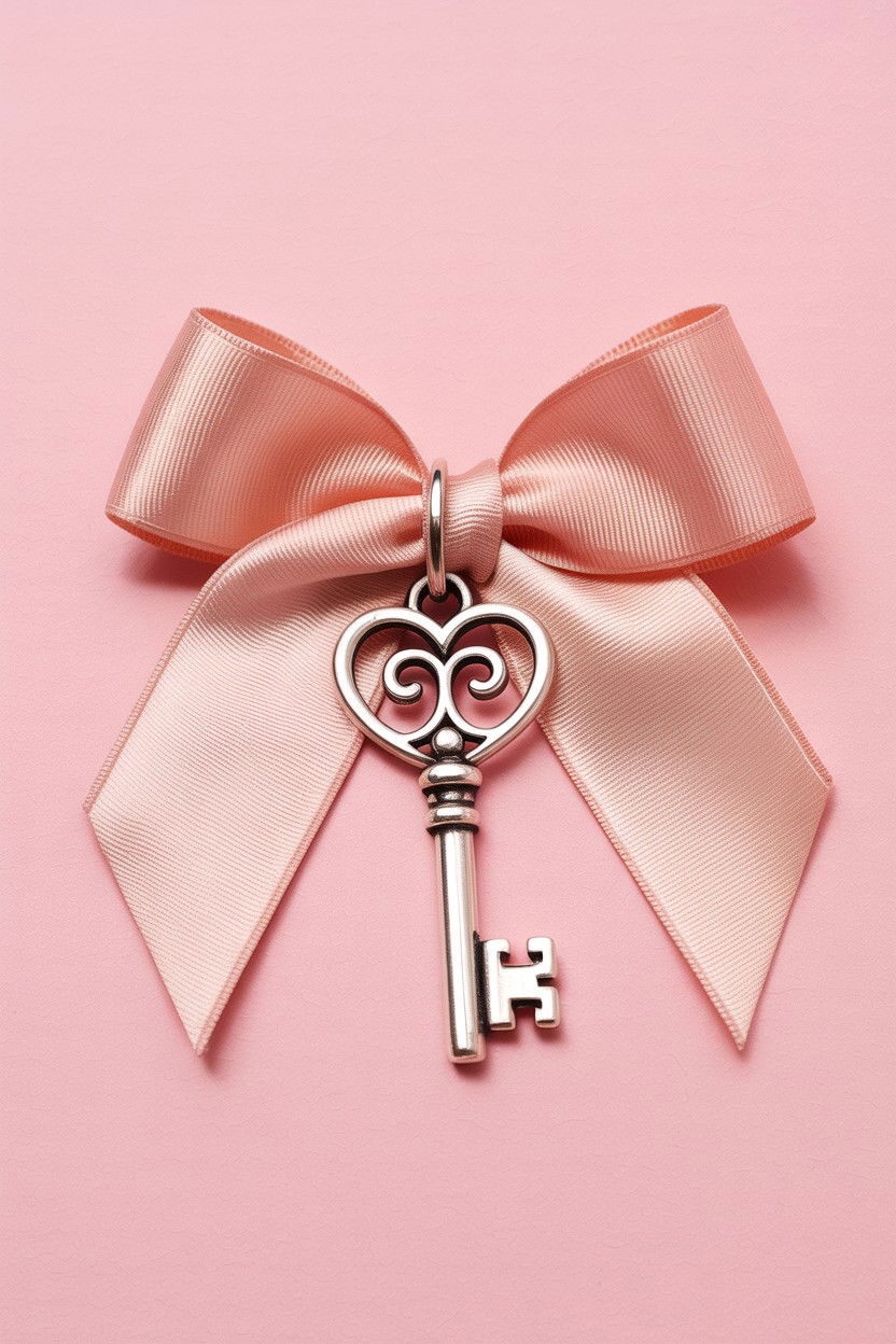 Sterling Silver Key Pendant - 25 Valentine's Day Pendant Ideas