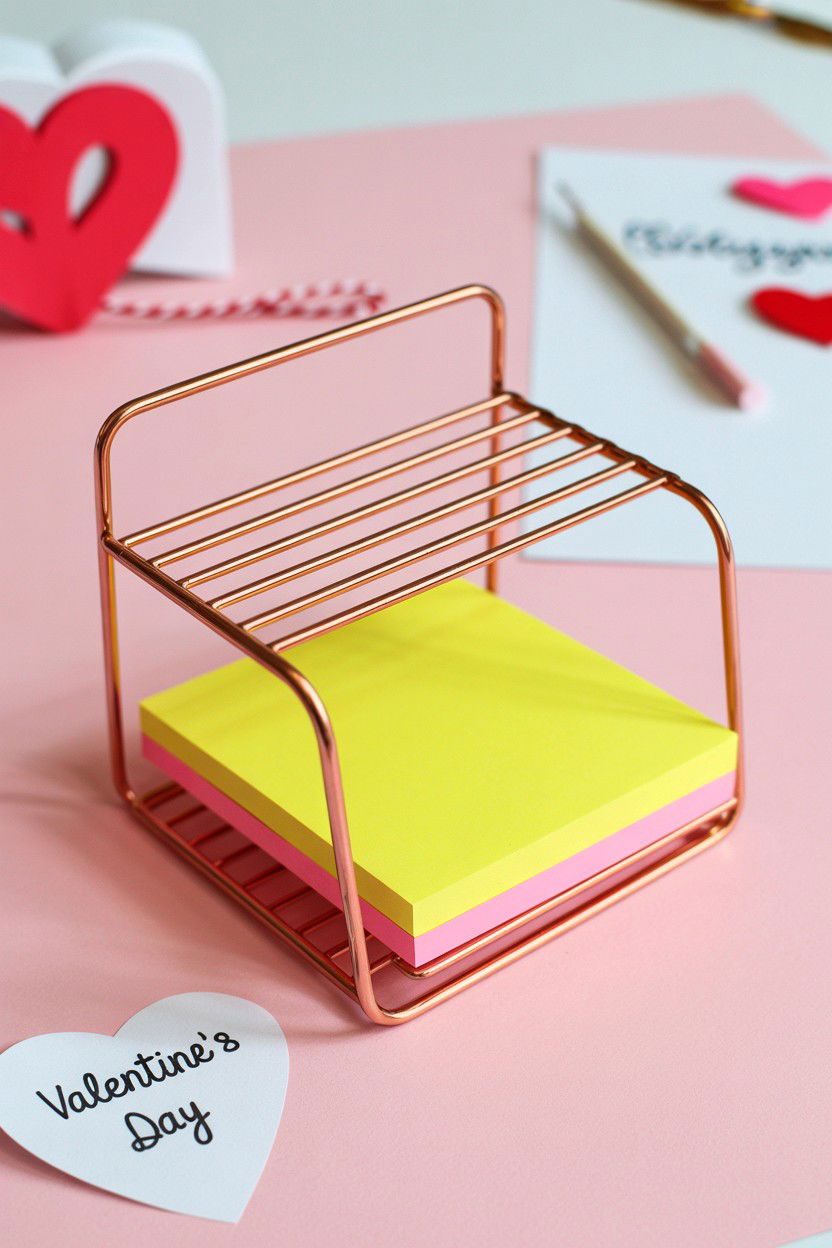 Sticky Note Holder - 25 Valentine's Day Gifts for Teachers