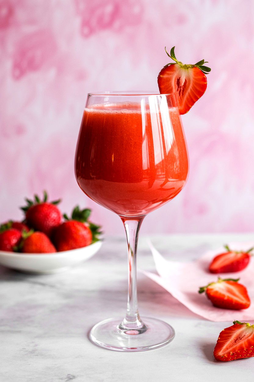 Strawberry Bellini - 25 Valentine's Day Champagne Cocktails