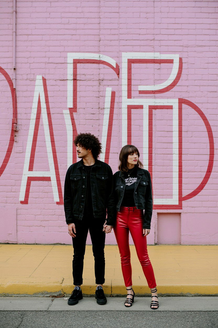 Street Mural - 25 Valentine's Day Photo Location Ideas