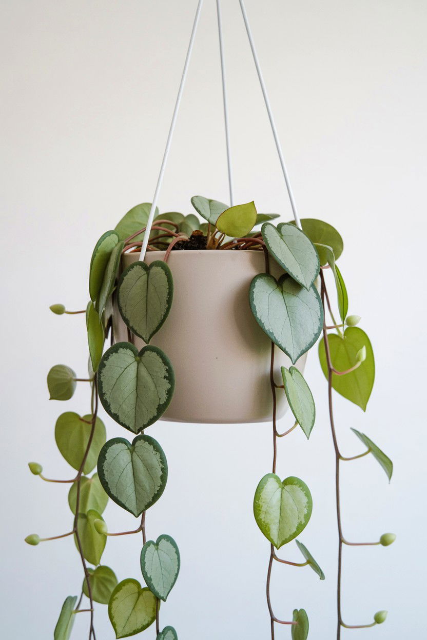 String Of Hearts Plant - 25 Valentine's Day Hanging Basket Ideas