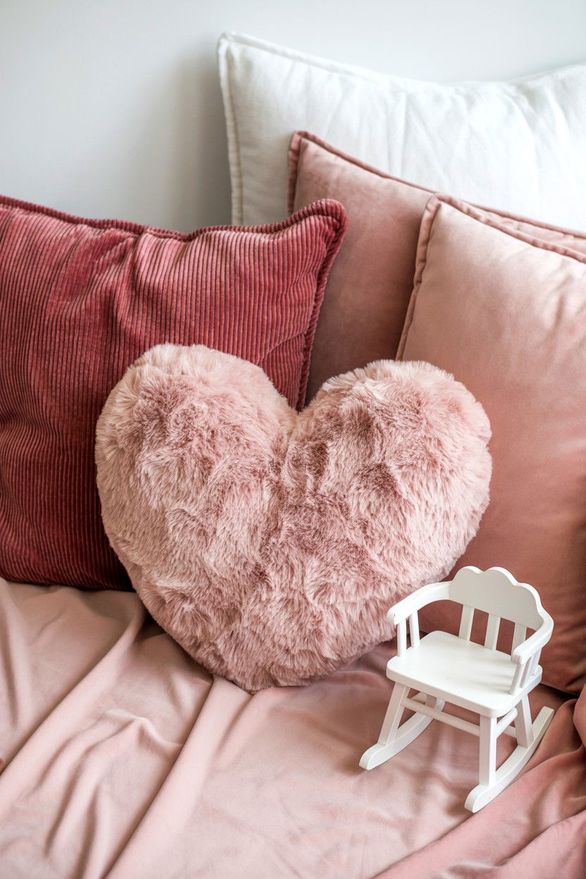 Stuffed Heart Pillow - 25 Valentine's Day Gifts for Toddlers