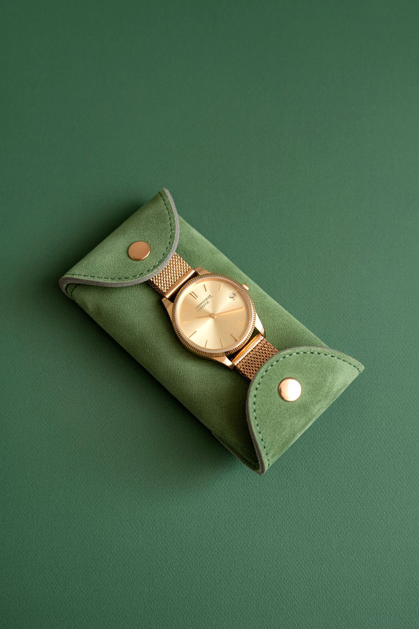 Suede Watch Pouch - 25 Watch Lover Valentine's Day Gifts