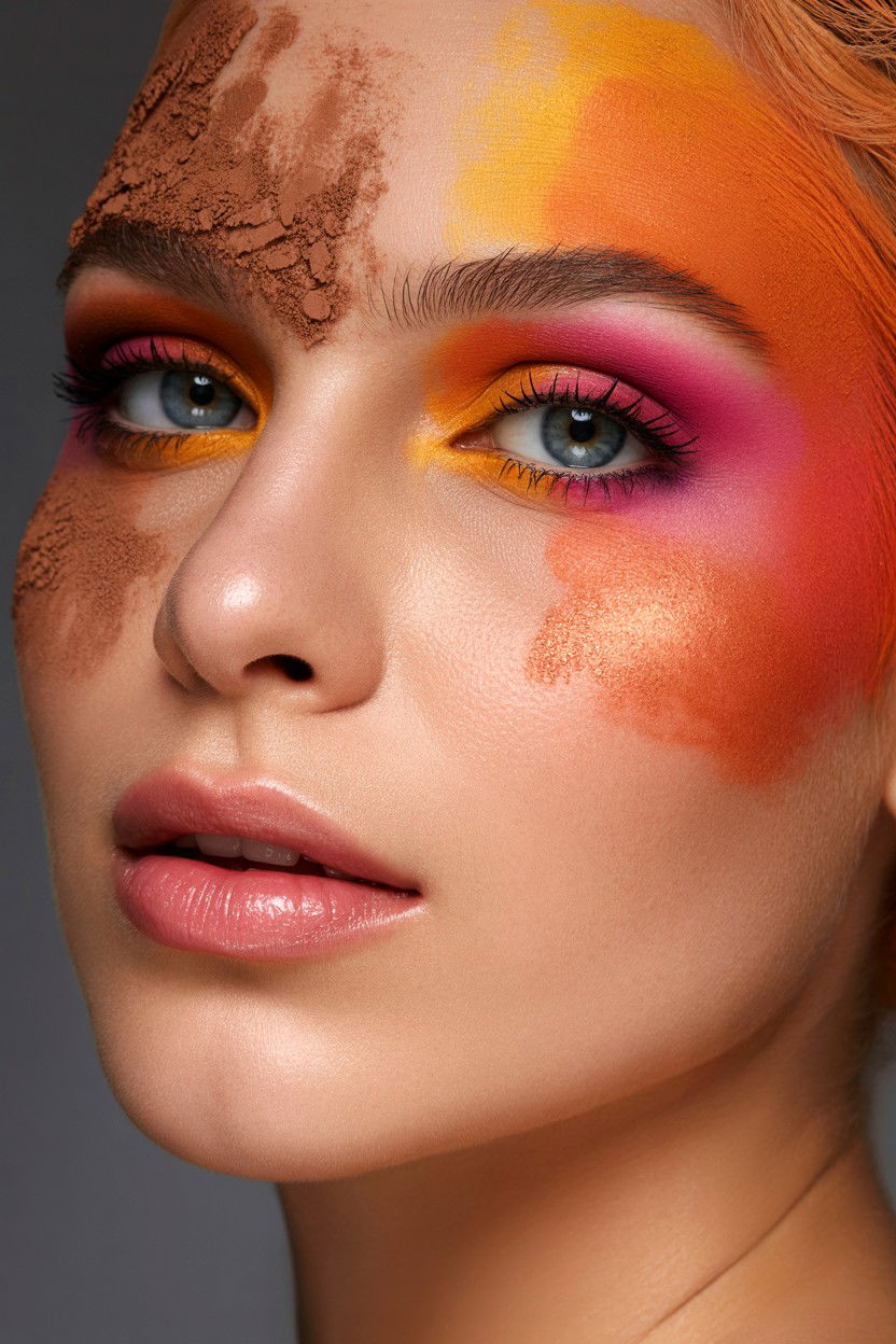 Sunset Makeup Look - 25 Valentine's Day Bronzer Looks