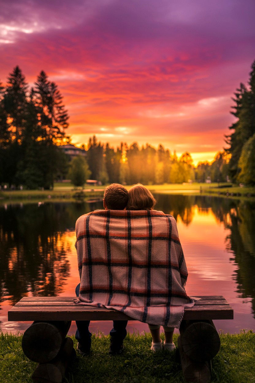 Sunset watching - 25 Free Valentine's Day Activity Ideas