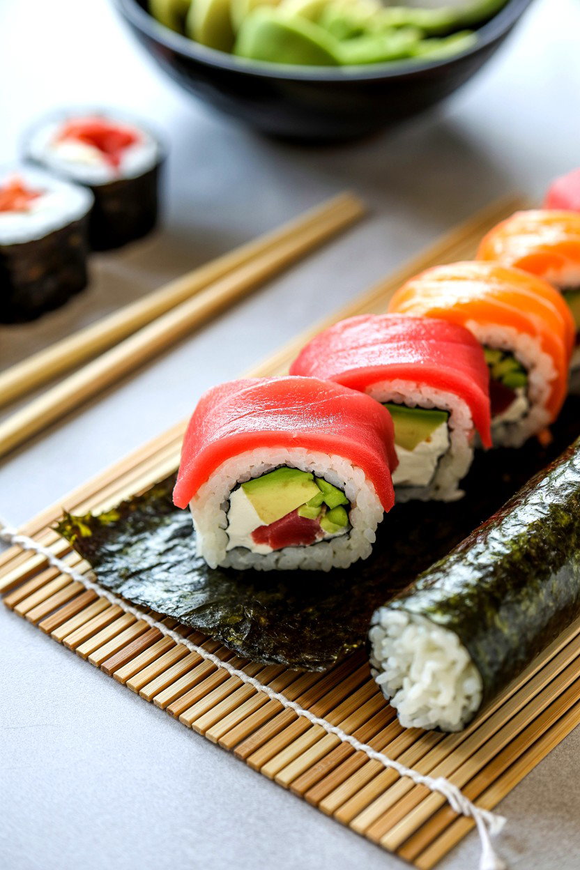 Sushi rolling - 25 Valentine's Day Cooking Class Ideas