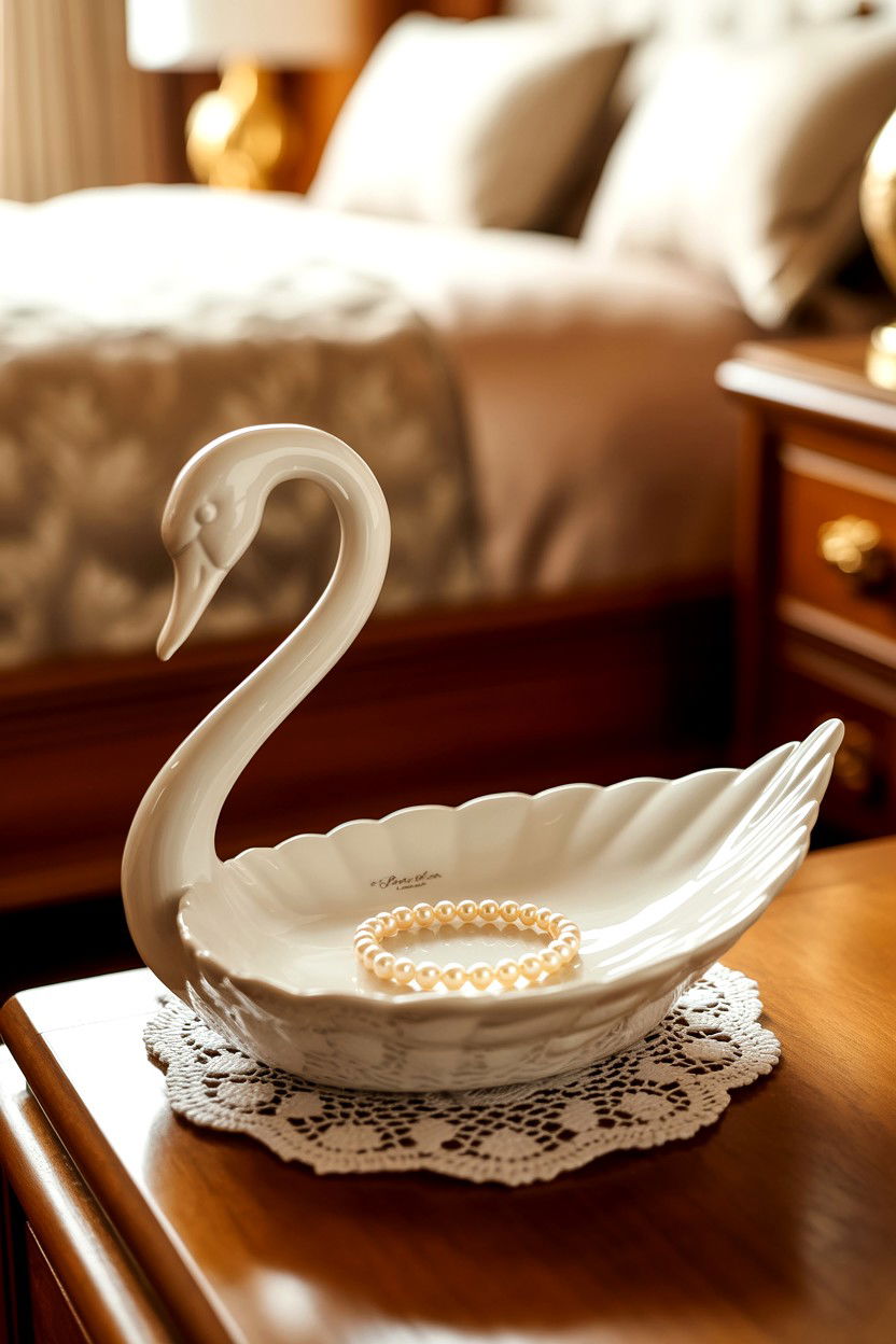 Swan Decor Accent - 25 Coquette Valentine's Day Ideas