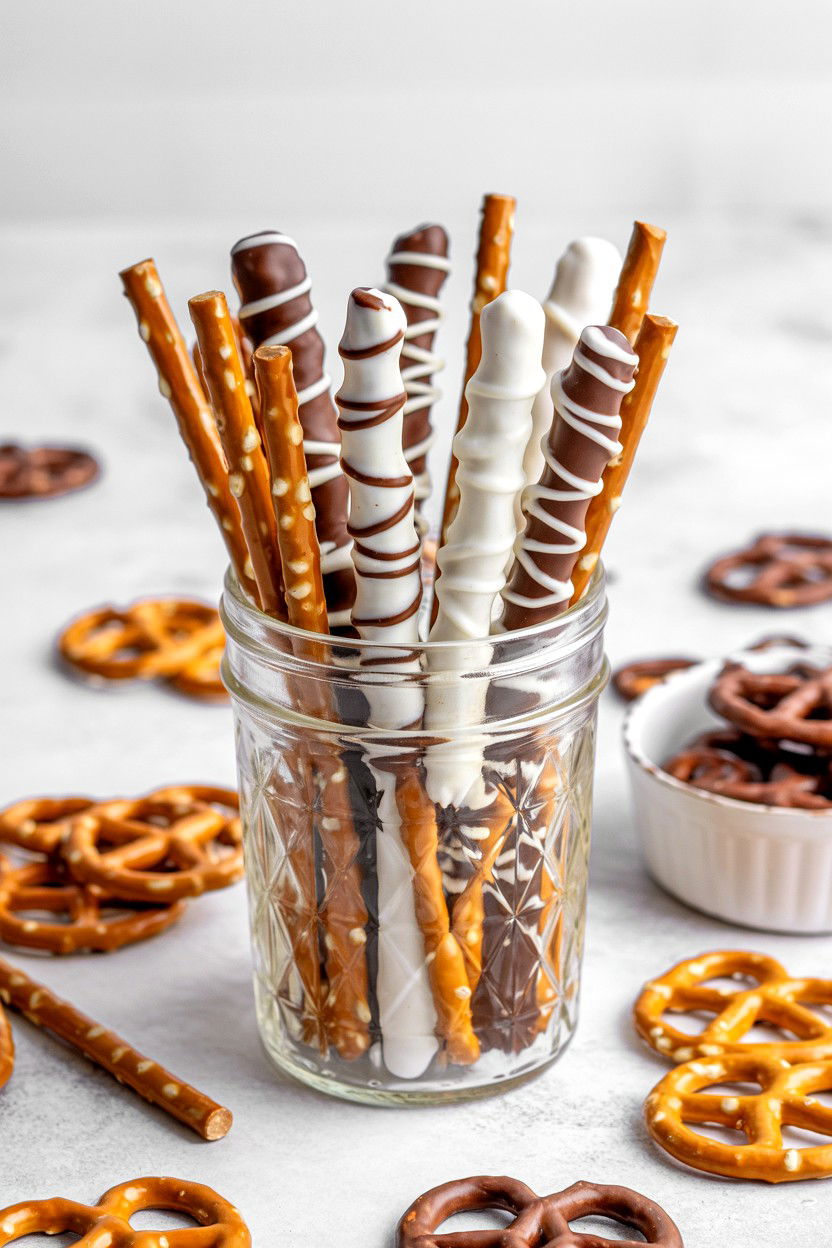 Sweet And Savory Pretzel Mix - 25 Valentine's Day Snack Gift Basket Ideas