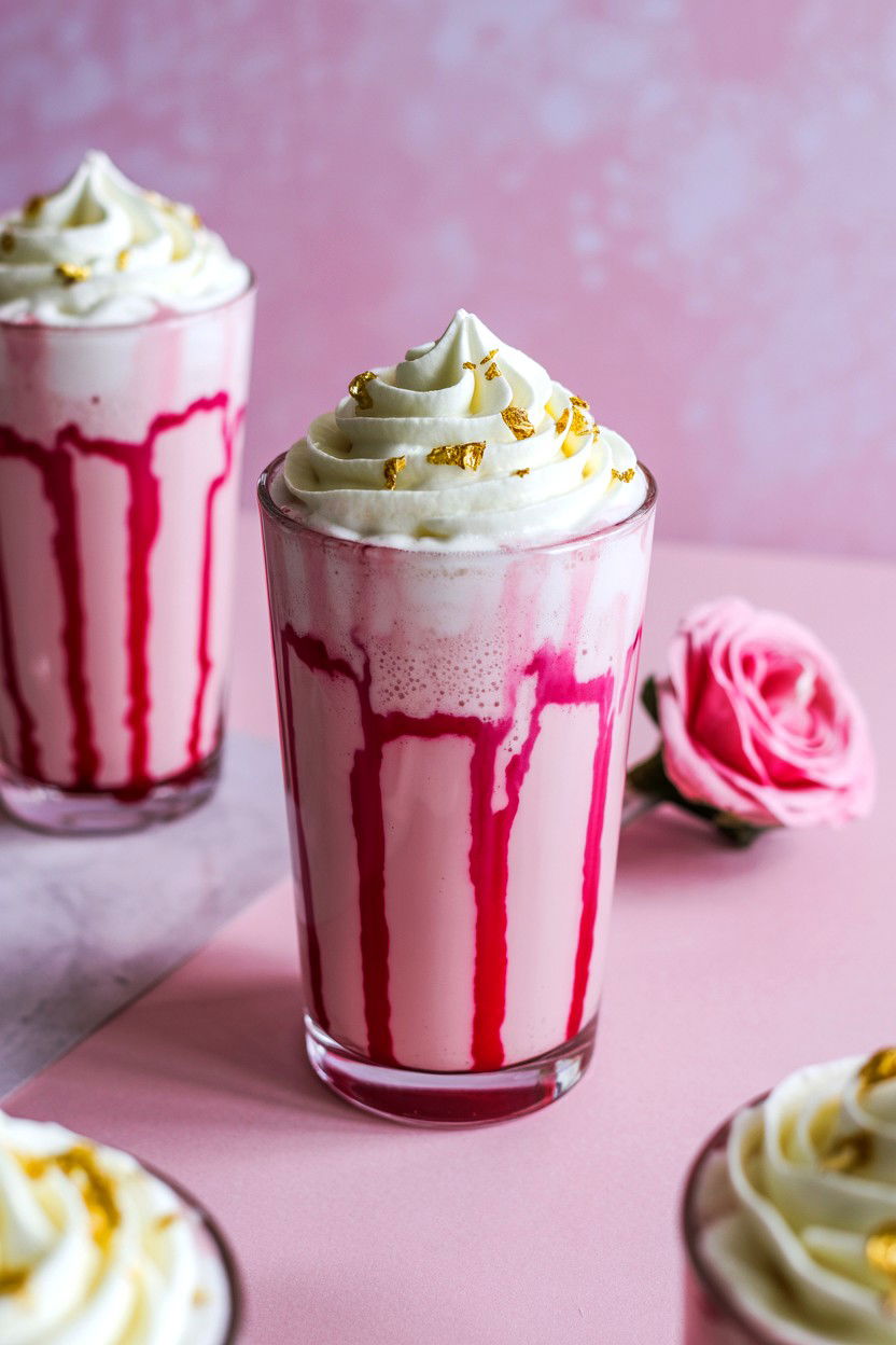 Sweet Cream Rose Latte - 25 Valentine's Day Espresso Drink Ideas