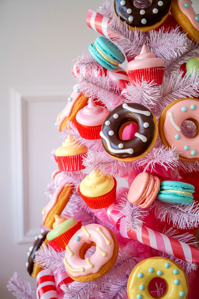 Sweet Treats Tree - 25 Valentine's Day Tree Decorating Ideas