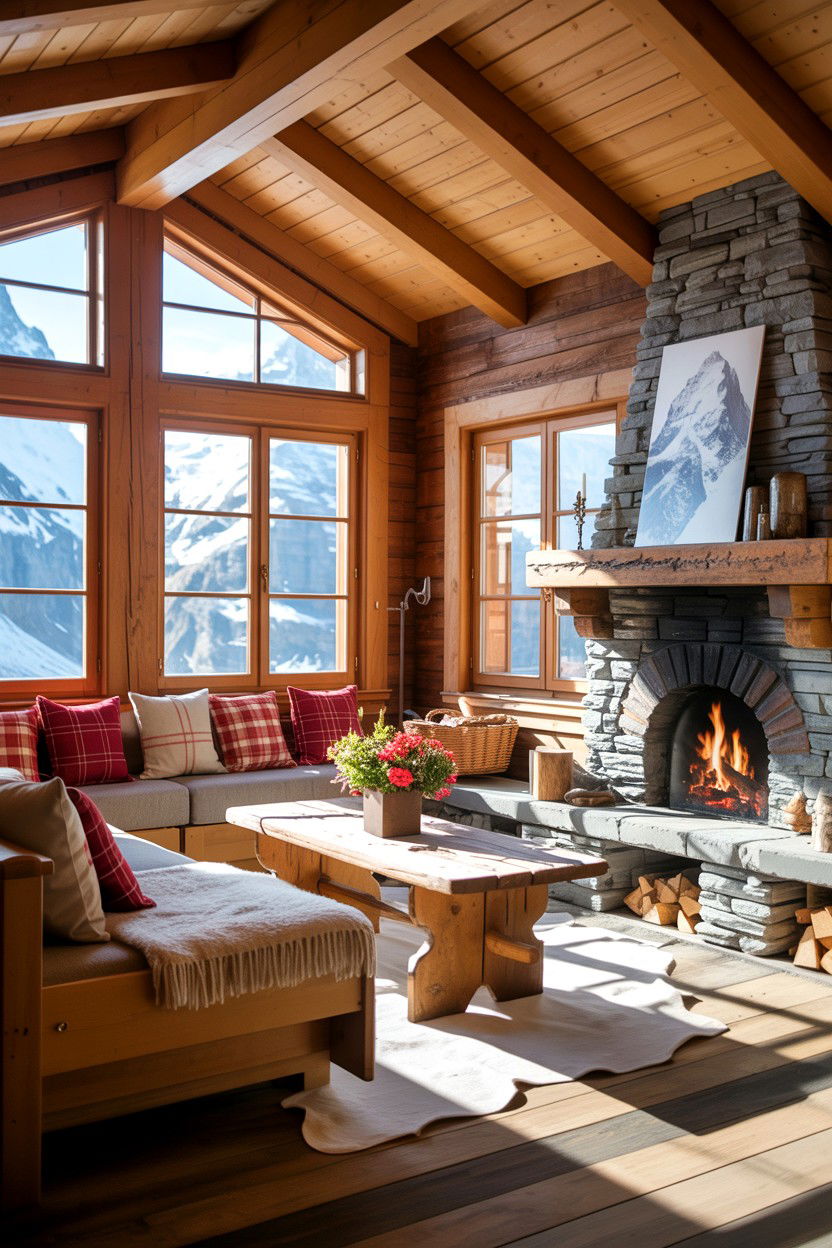 Swiss Alps Cabin - 25 Valentine's Day Honeymoon Ideas