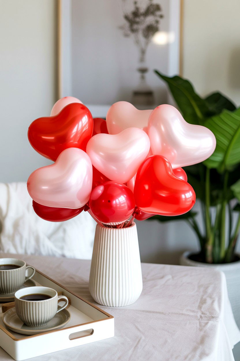 25 Sweet Valentine's Day Balloon Surprise Ideas for Him