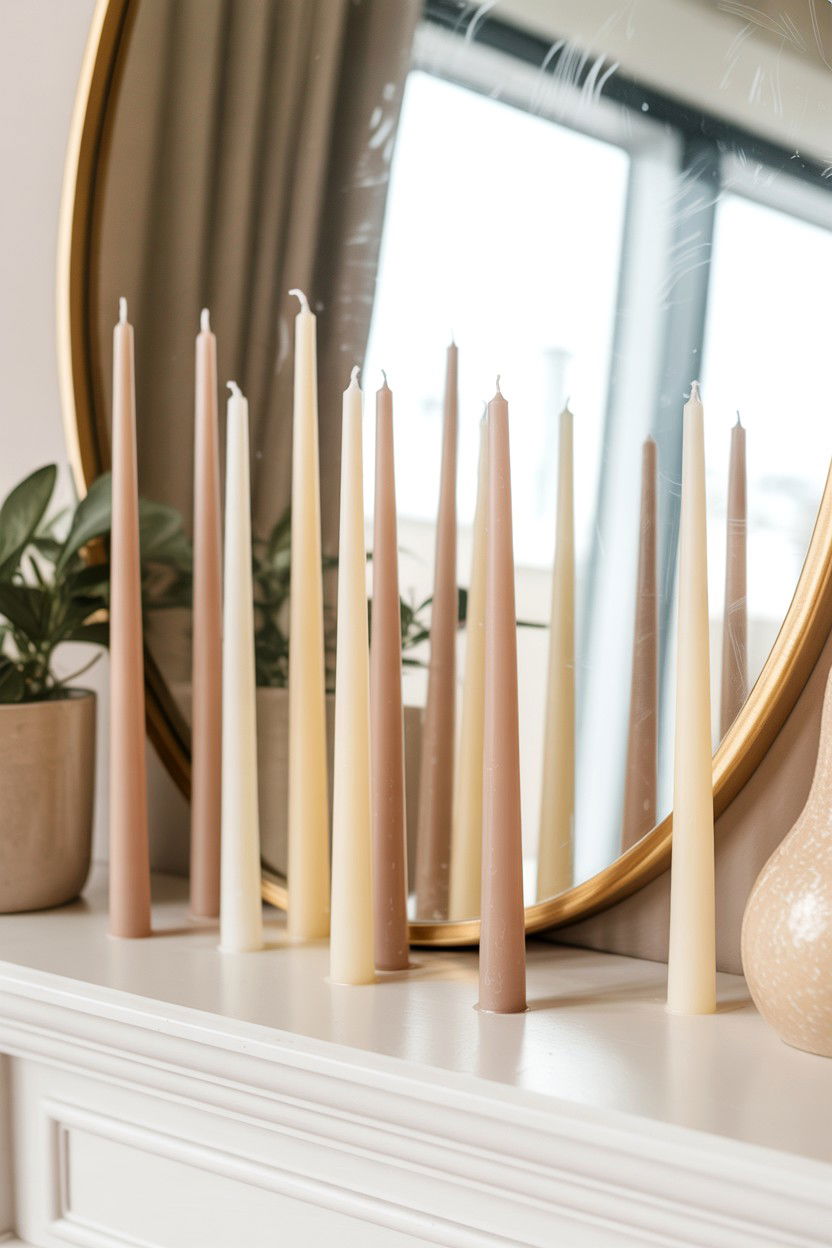 Tall Taper Candles For Mantel Decor - 25 Valentine's Day Taper Candle Ideas