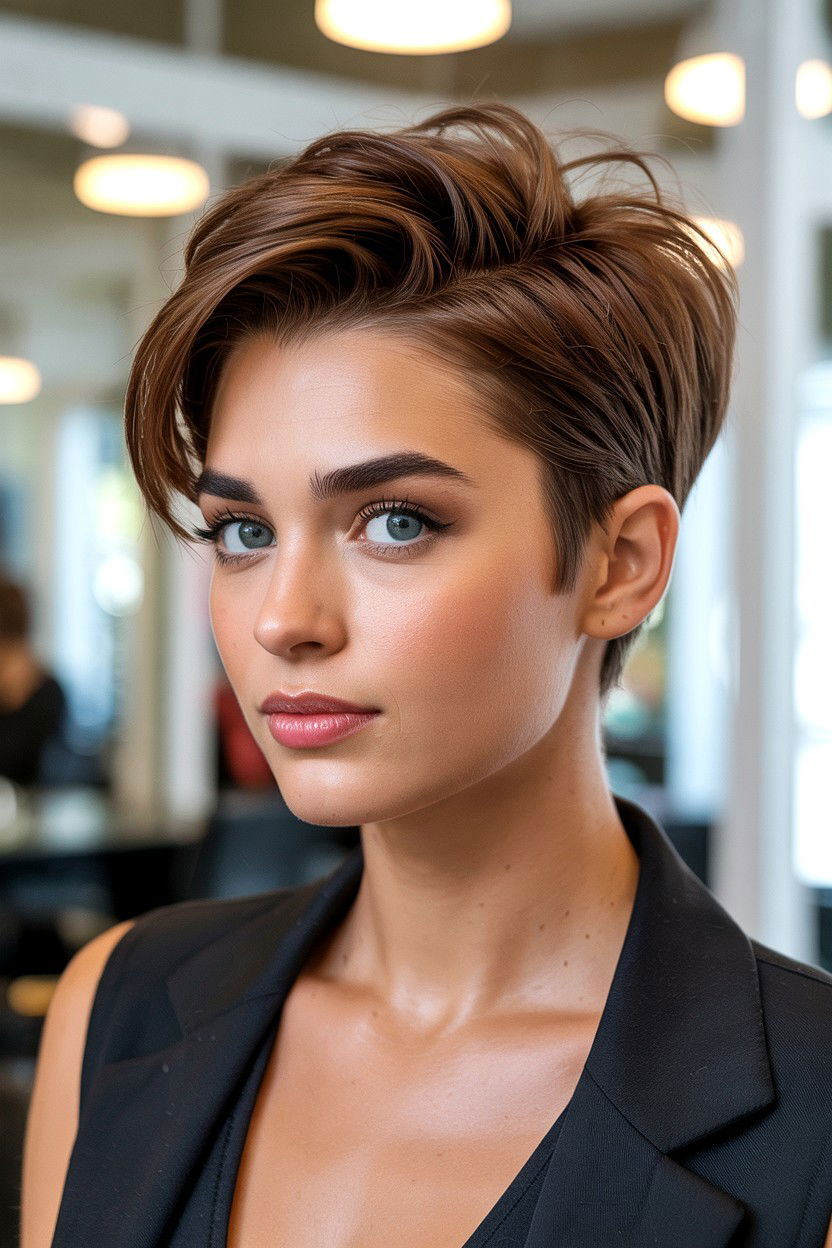Tapered Pixie Cut - 25 Valentine's Day Short Hair Ideas