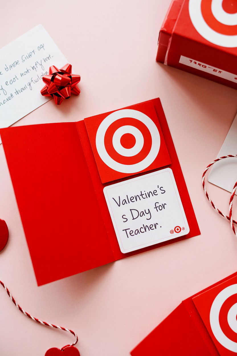 Target Gift Card - 25 Valentine's Day Gifts for Teachers
