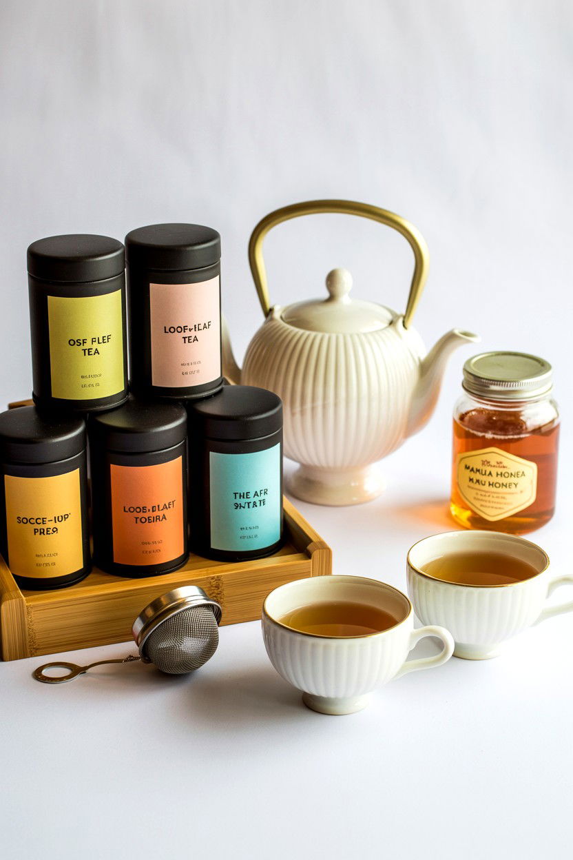 Tea Gift Set - 25 Valentine's Day Luxury Gift Basket Ideas