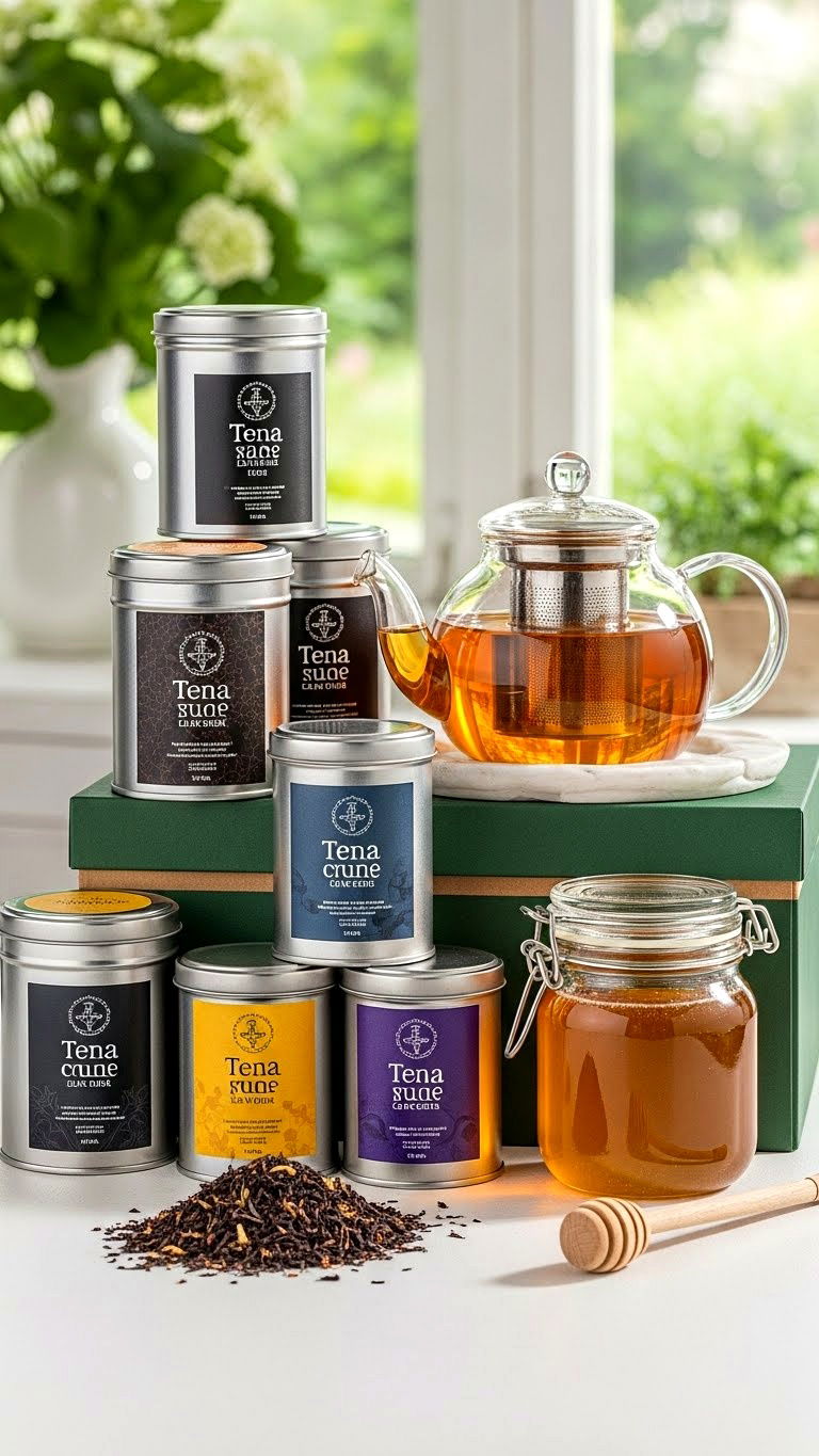 Tea gift basket - 25 valentine's day gift basket ideas