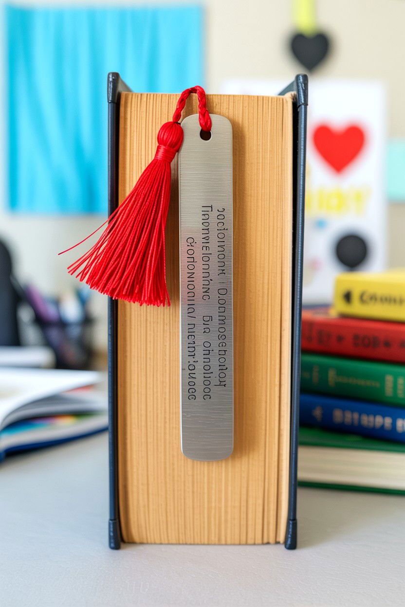 Teacher Bookmark - 25 Budget Teacher Valentine's Day Gift Ideas