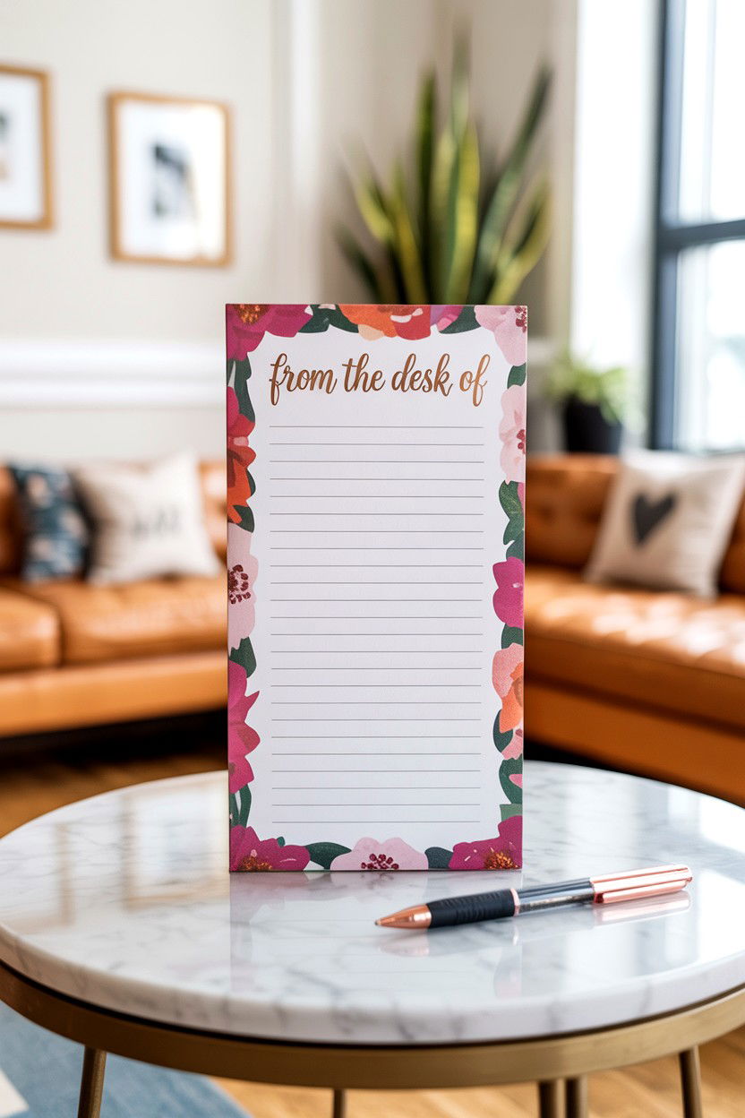 Teacher Notepad - 25 Budget Teacher Valentine's Day Gift Ideas