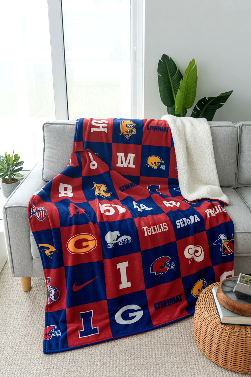 Team Logo Fleece Blanket - 25 Sports Fan Valentine's Day Gifts