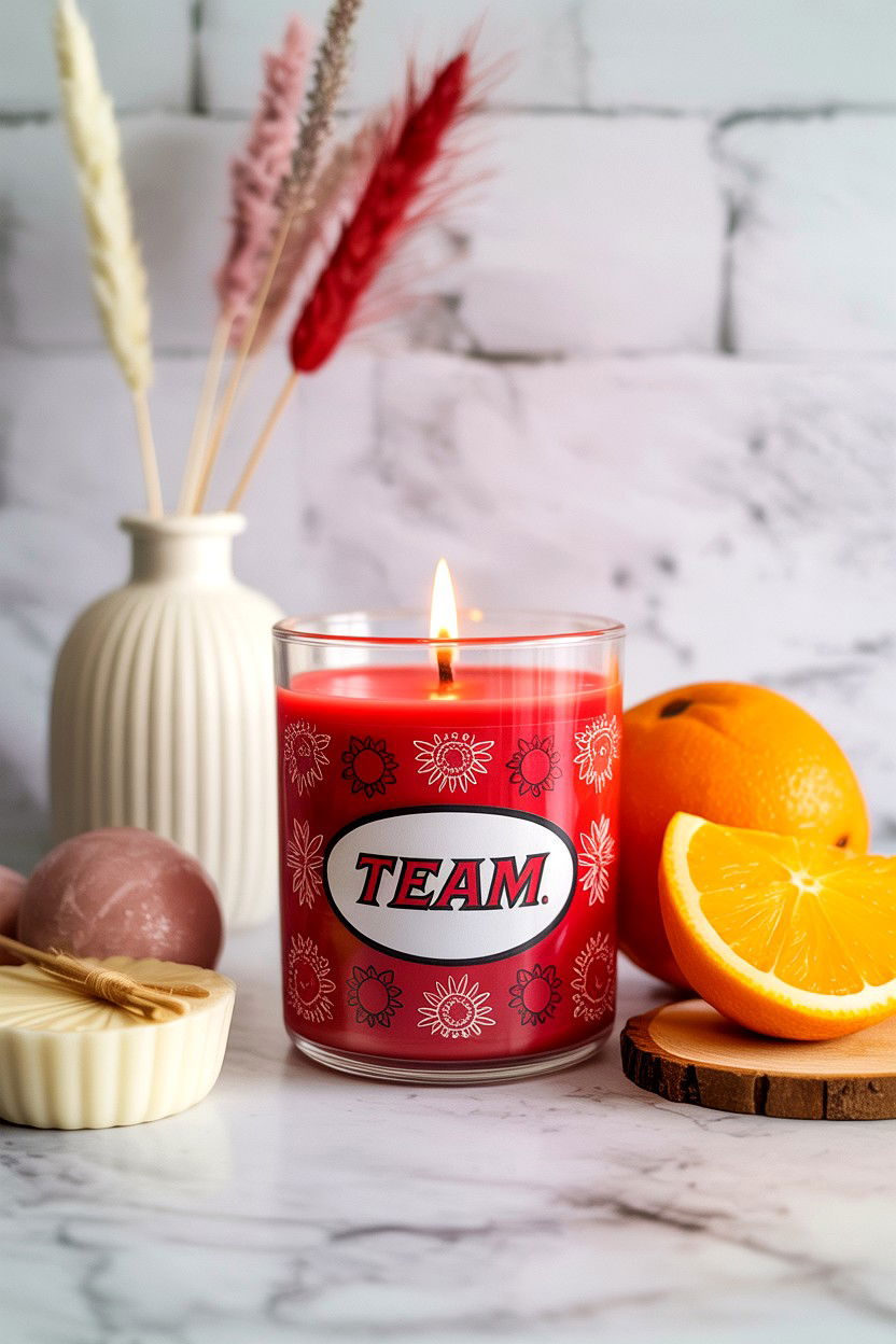 Team Spirit Scented Candle - 25 Sports Fan Valentine's Day Gifts
