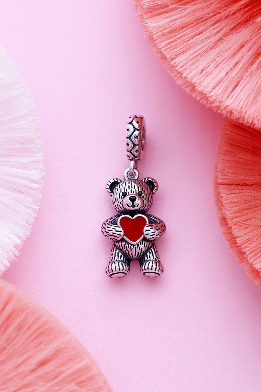 Teddy Bear Charm - 25 Valentine's Day Charm Bracelet Ideas