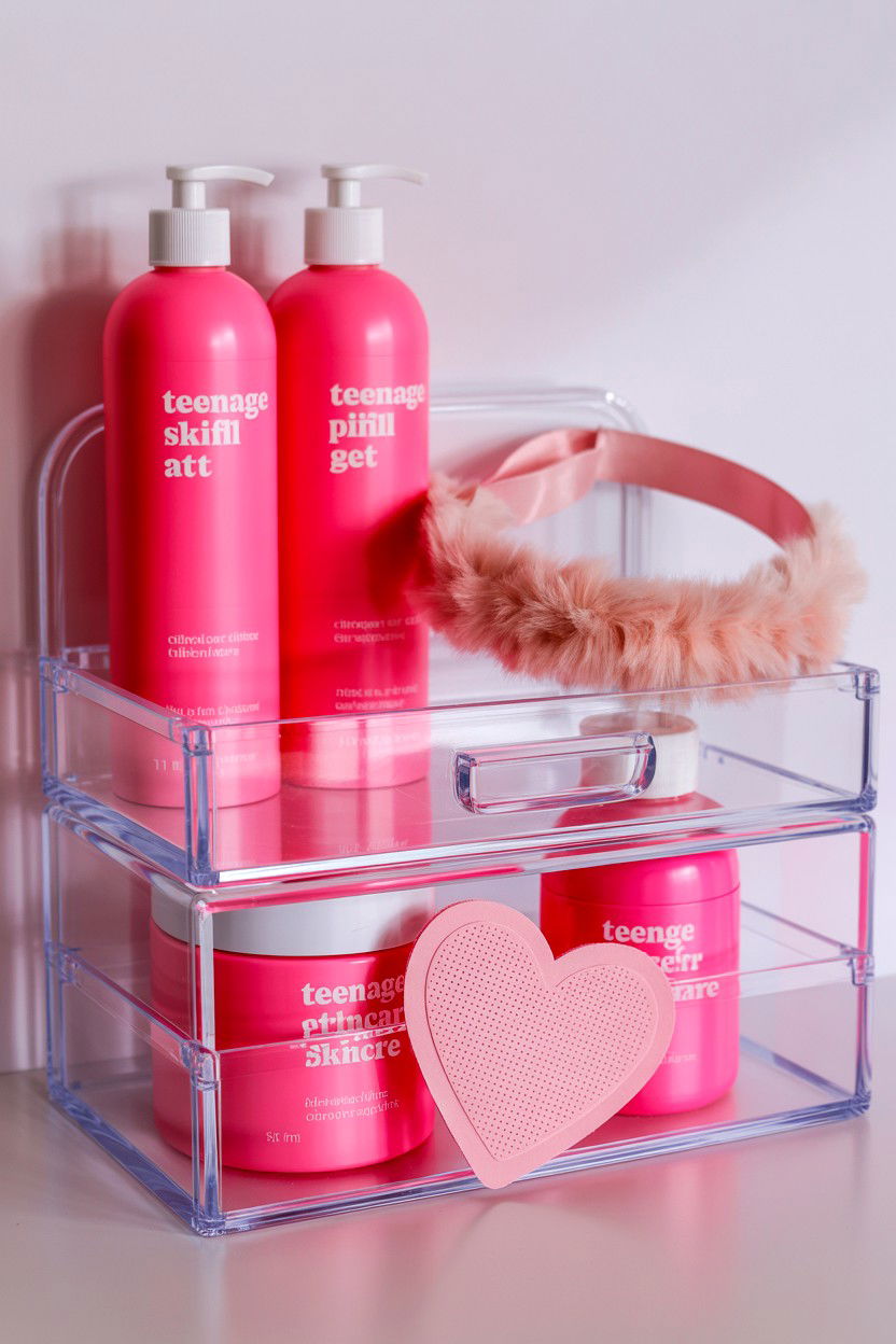 Teenage Girl Skincare Set - 25 Valentine's Day Skincare Gift Basket Ideas