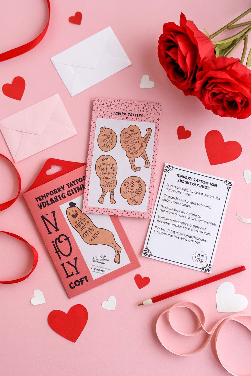 Temporary Tattoo Valentine - 25 Valentine's Day Class Gift Ideas