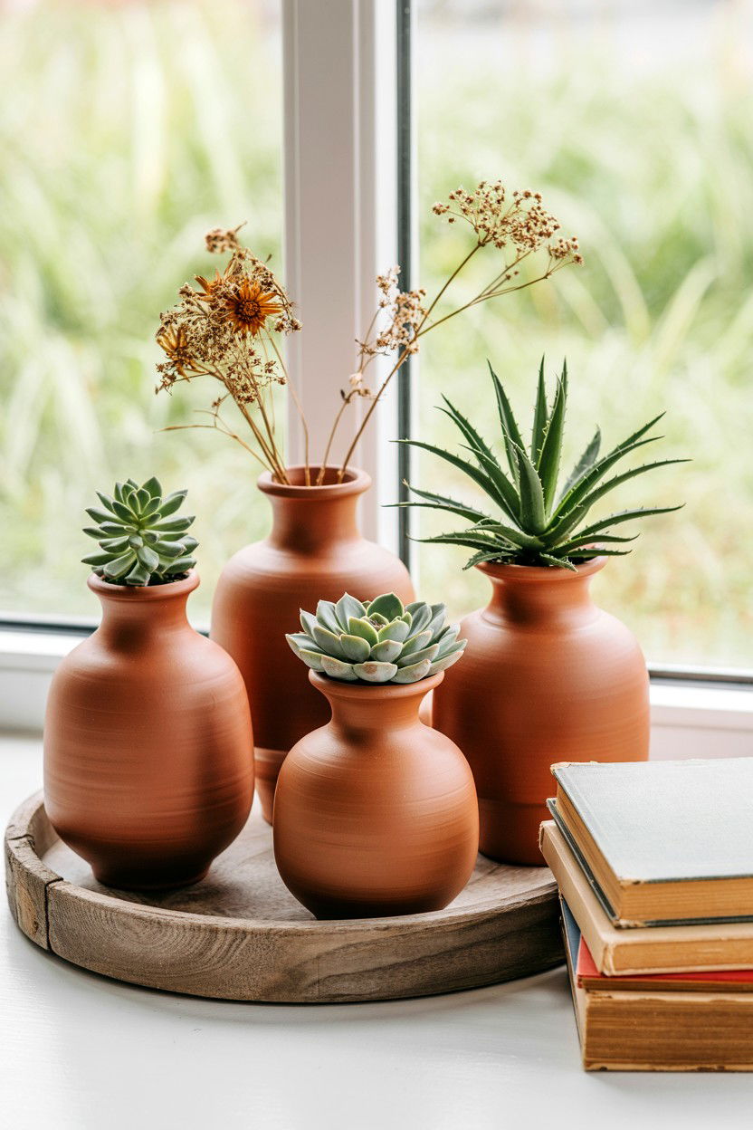 Terracotta Pottery Decor - 25 Boho Valentine's Day Ideas