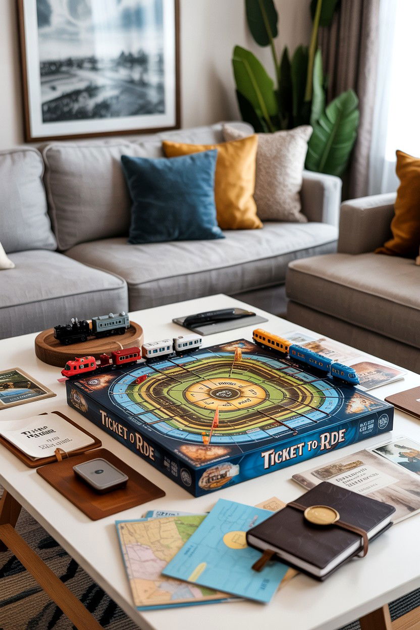 Ticket To Ride Game - 25 Valentine's Day Board Game Ideas