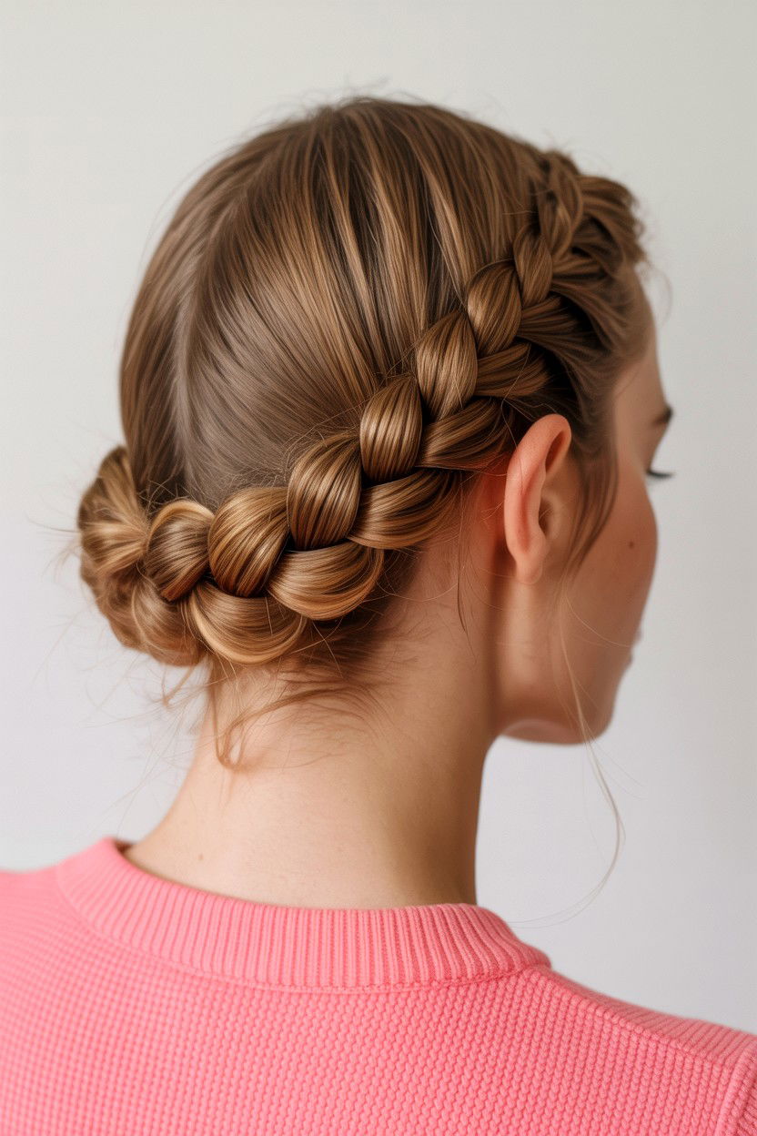 Tight Milkmaid Braid - 25 Valentine's Day Crown Braid Ideas