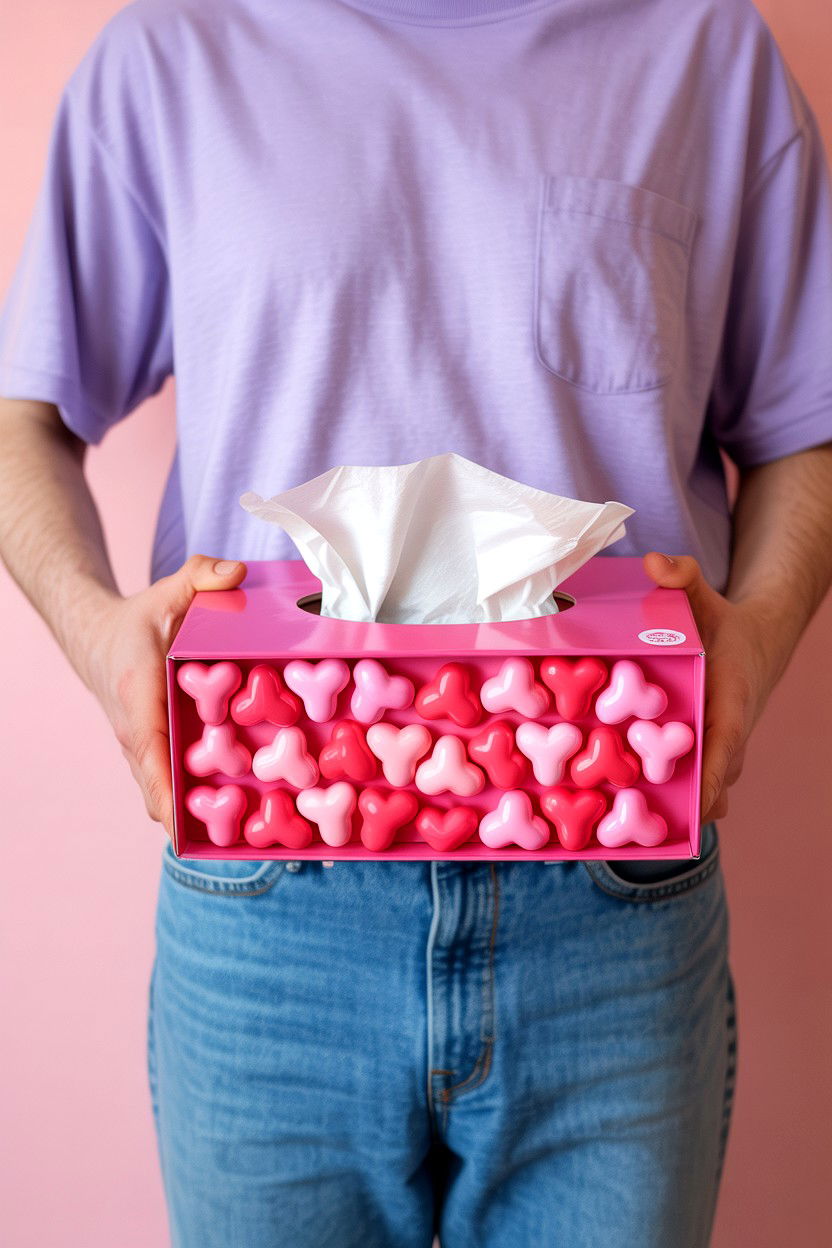 Tissue Box Heart Shake - 25 Valentine's Day Minute to Win It Games