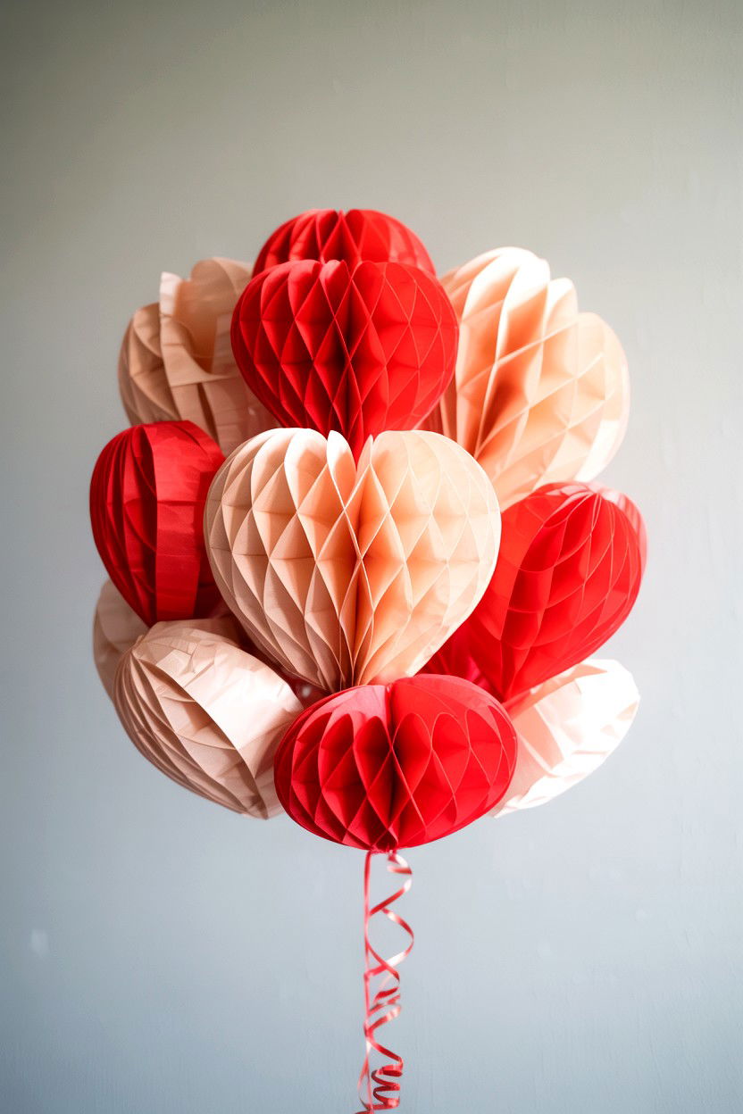 Tissue Paper Confetti Balloon - 25 Valentine's Day Confetti Balloon Ideas