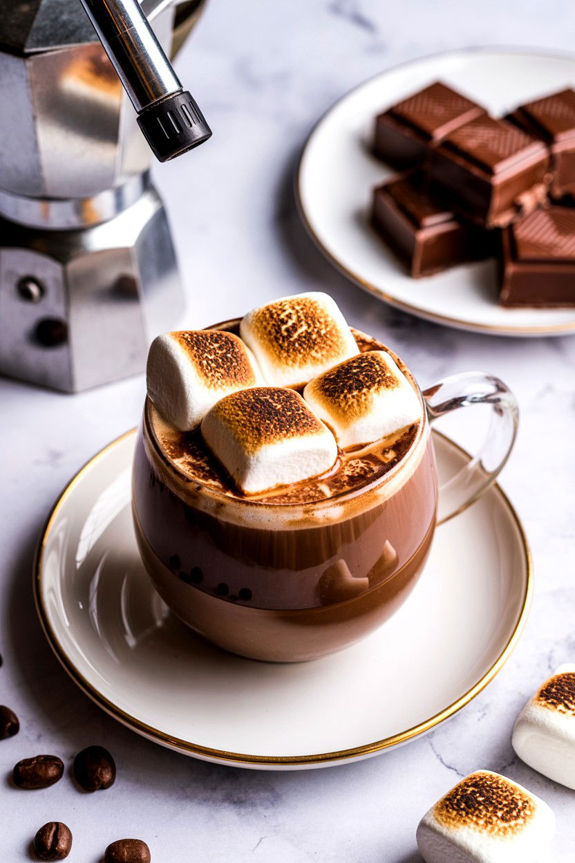 Toasted Marshmallow Mocha - 25 Valentine's Day Latte Ideas