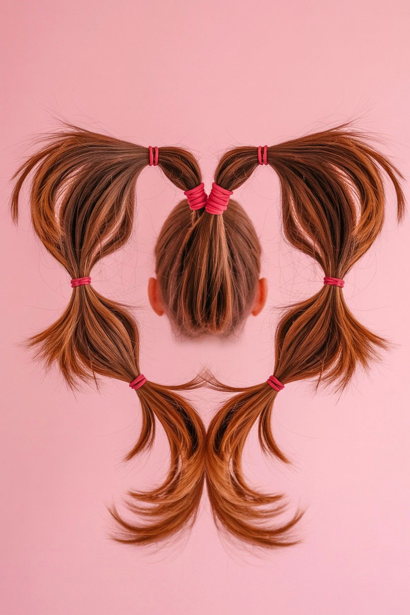 Topsy Tail Heart - 25 Valentine's Day Hair Tutorials
