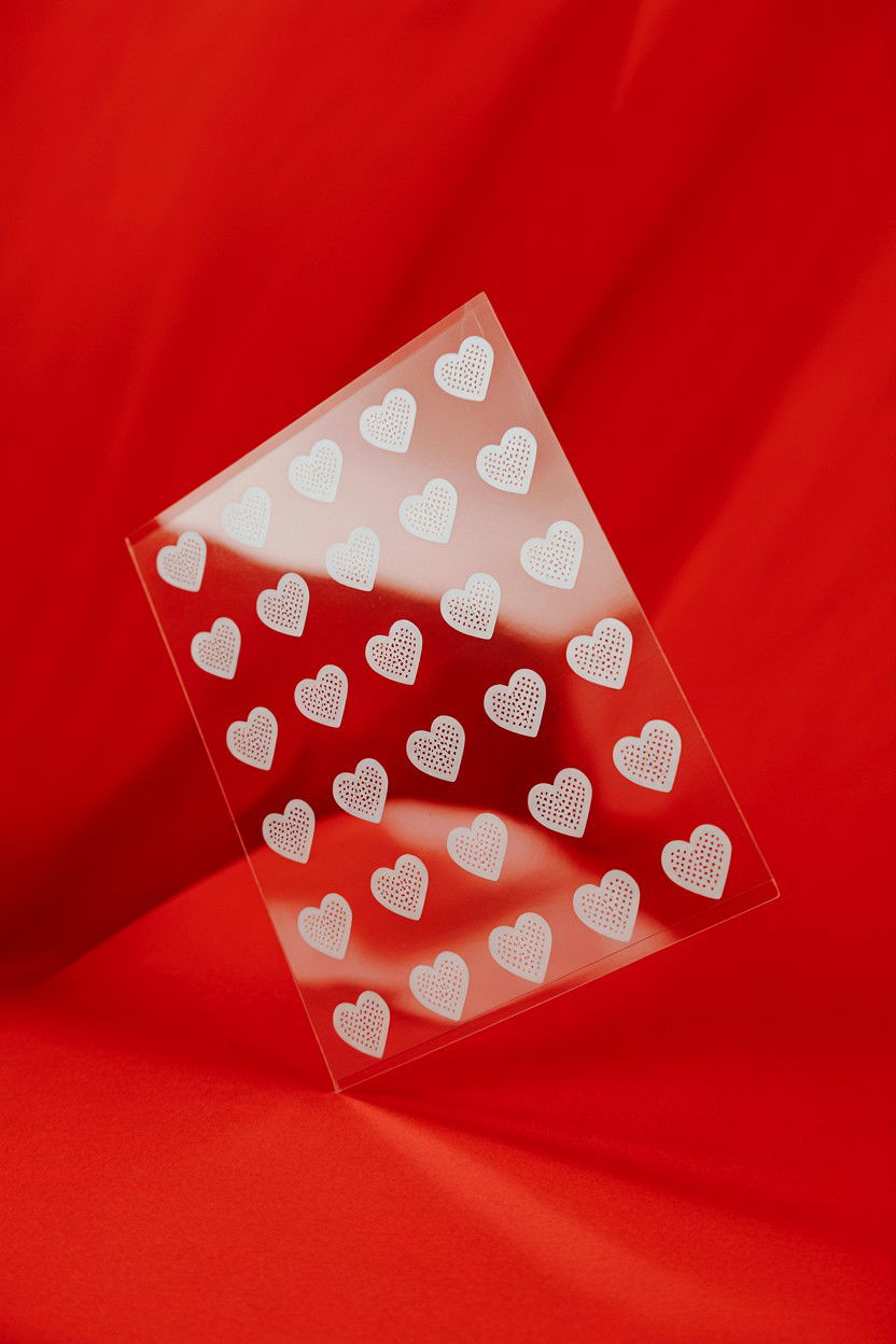 Transparency Film Card - 25 Layered Valentine's Day Card Ideas