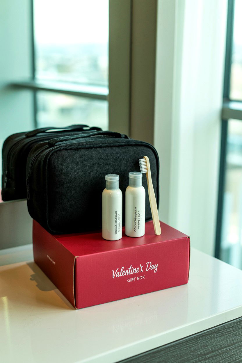 Travel Toiletry Kit - 25 Valentine's Day Gift Box Ideas for Him