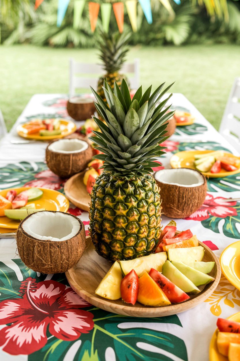 Tropical Luau Party - 25 Valentine's Day Dinner Party Ideas